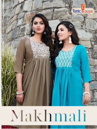 Makhmali By Tunic House Fancy Rayon Summer Wear Kurti Collection